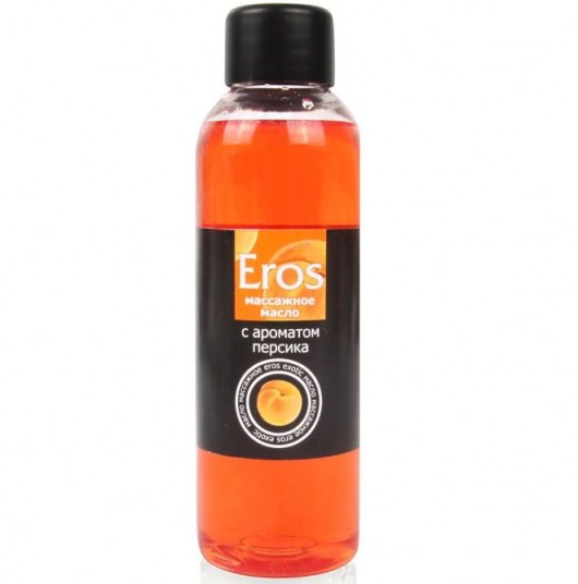 Массажное масло Eros exotic с ароматом персика - 75 мл. - Биоритм - купить с доставкой в Армавире