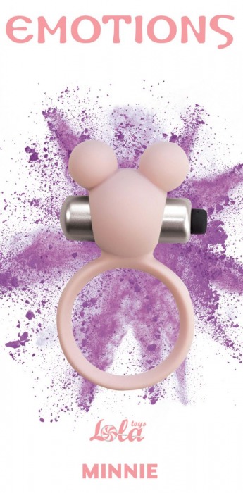 Розовое эрекционное виброколечко Emotions Minnie Light pink - Lola Games - в Армавире купить с доставкой