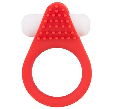 Красное эрекционное кольцо LIT-UP SILICONE STIMU RING 1 RED - Dream Toys - в Армавире купить с доставкой