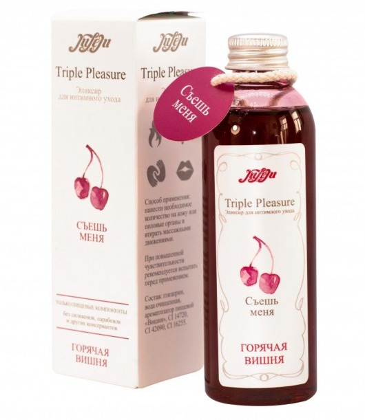 Эликсир Triple Pleasure  Горячая вишня  - 130 гр. - JULEJU - купить с доставкой в Армавире