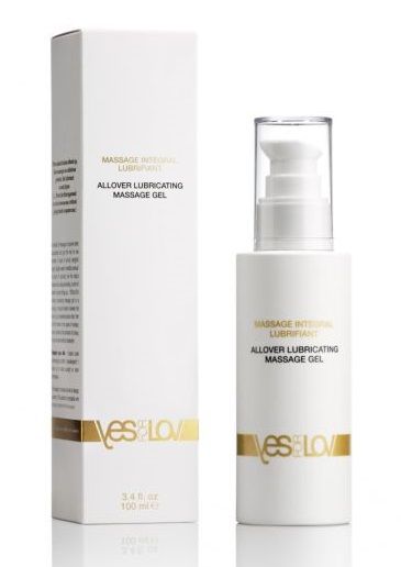 Массажный гель-смазка на силиконовой основе Allover Massage Gel - 100 мл. - YESforLOV - купить с доставкой в Армавире