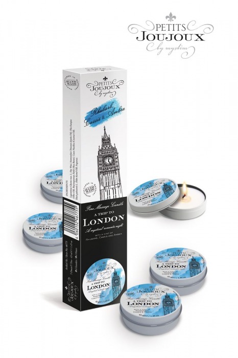 Набор из 5 свечей Petits Joujoux London с ароматом ревеня, амбры и чёрной смородины - MyStim - купить с доставкой в Армавире