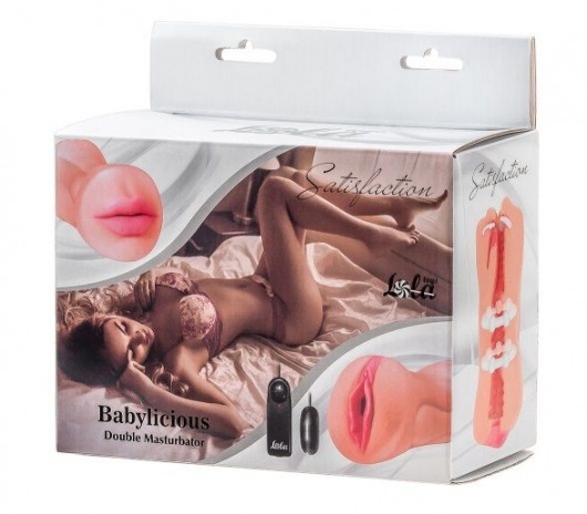 Двусторонний мастурбатор с вибропулей Satisfaction Babylicious - Lola Games - в Армавире купить с доставкой