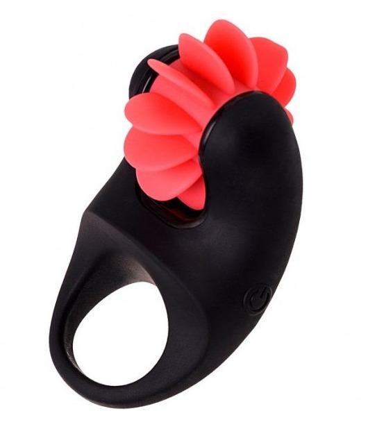 Чёрно-красное эрекционное виброкольцо Erotist - Erotist Adult Toys - в Армавире купить с доставкой