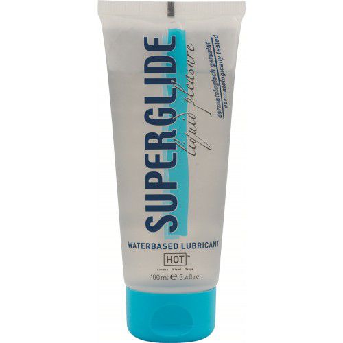 Интимная смазка на водной основе Superglide - 100 мл. - HOT - купить с доставкой в Армавире