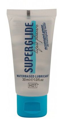 Гель-смазка на водной основе для чувствительной кожи Superglide - 30 мл. - HOT - купить с доставкой в Армавире