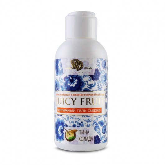Интимный гель на водной основе JUICY FRUIT с ароматом пина колада - 100 мл. - БиоМед - купить с доставкой в Армавире