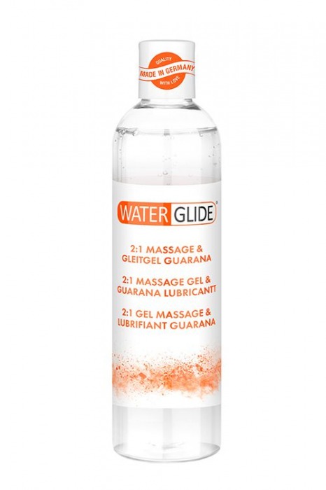 Гель-смазка 2-в-1 MASSAGE   LUBRICANT GUARANA - 300 мл. - Waterglide - купить с доставкой в Армавире