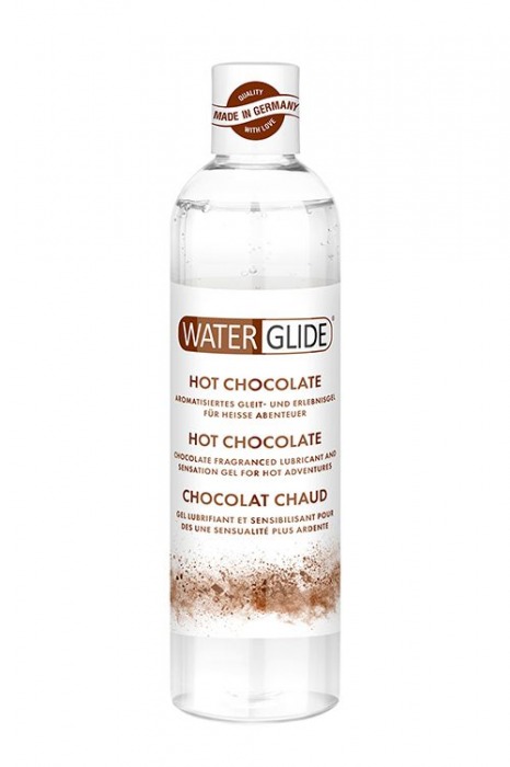 Лубрикант на водной основе с ароматом шоколада HOT CHOCOLATE - 300 мл. - Waterglide - купить с доставкой в Армавире
