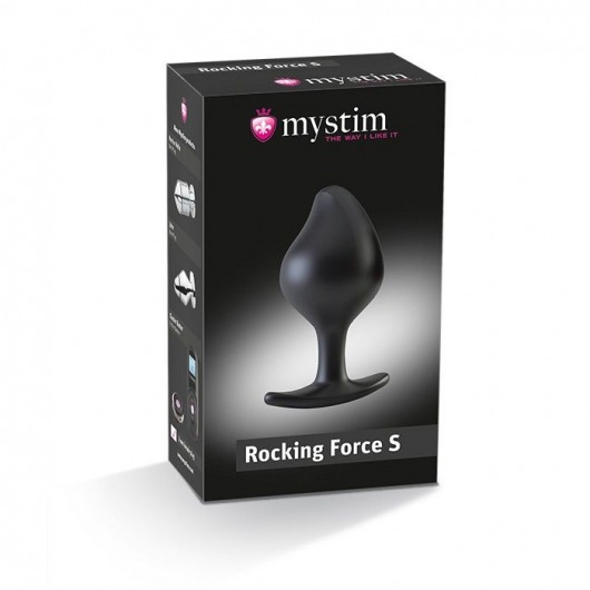 Анальная пробка Rocking Force S для электростимуляции - 9,5 см. - MyStim - купить с доставкой в Армавире