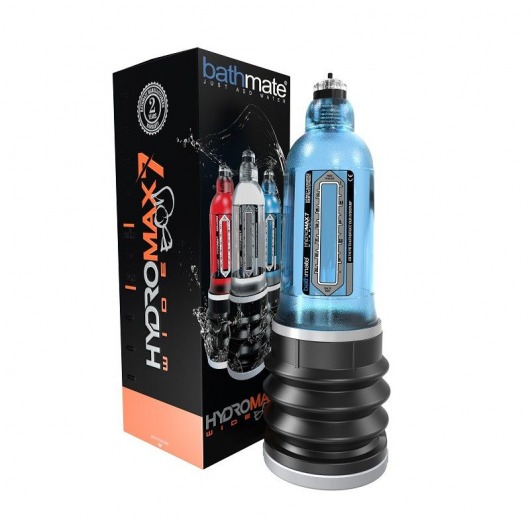 Синяя гидропомпа HydroMAX7 Wide Boy - Bathmate - в Армавире купить с доставкой
