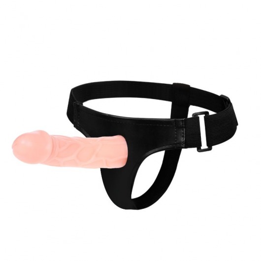 Телесный фаллоимитатор на трусиках Jessica Strap-On - 15,5 см. - Baile - купить с доставкой в Армавире