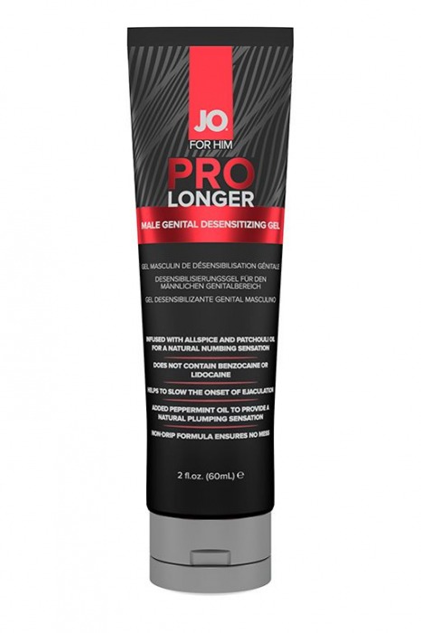 Гель-пролонгатор умеренного действия для мужчин JO Prolonger Gel – 60 мл. - System JO - купить с доставкой в Армавире