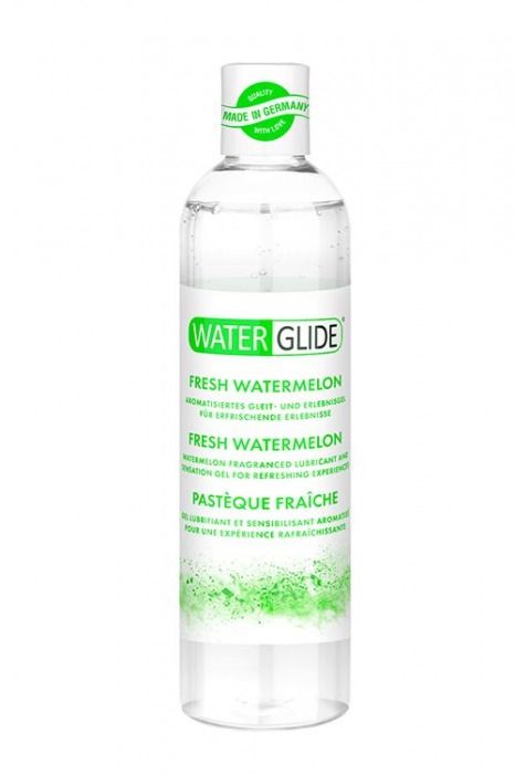 Лубрикант на водной основе с ароматом арбуза WATERGLIDE FRESH WATERMELON - 300 мл. - Waterglide - купить с доставкой в Армавире