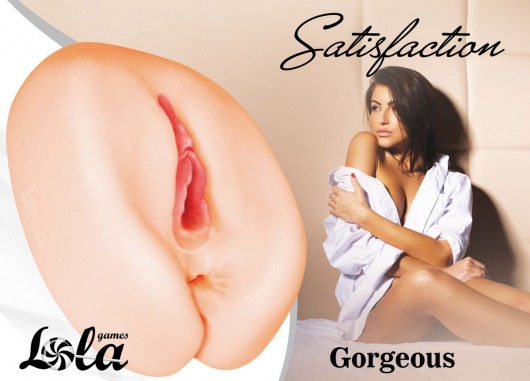 Мастурбатор с 2 тоннелями Satisfaction Gorgeous - Lola Games - в Армавире купить с доставкой