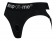 Черные трусики для насадок Heroine Lingerie Harness - size L - Strap-on-me - купить с доставкой в Армавире